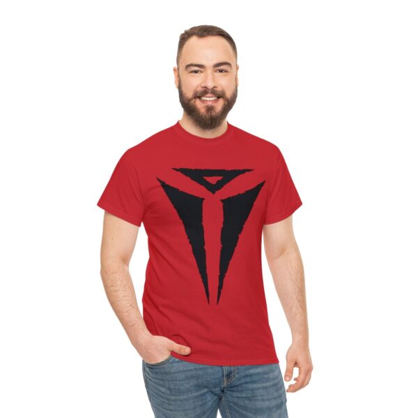 Asmodeus Symbol on Red Shirt on Guy