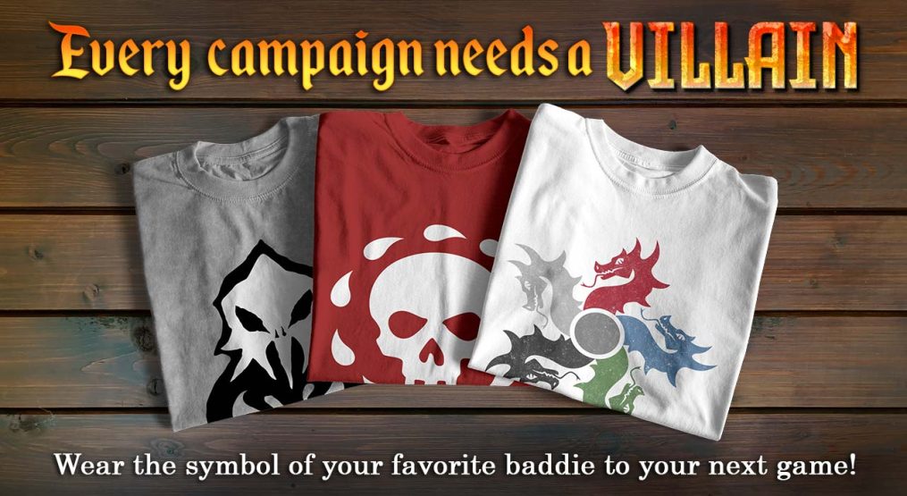 Show up to your Dungeons & Dragon's game wearing your favorite villain's symbol