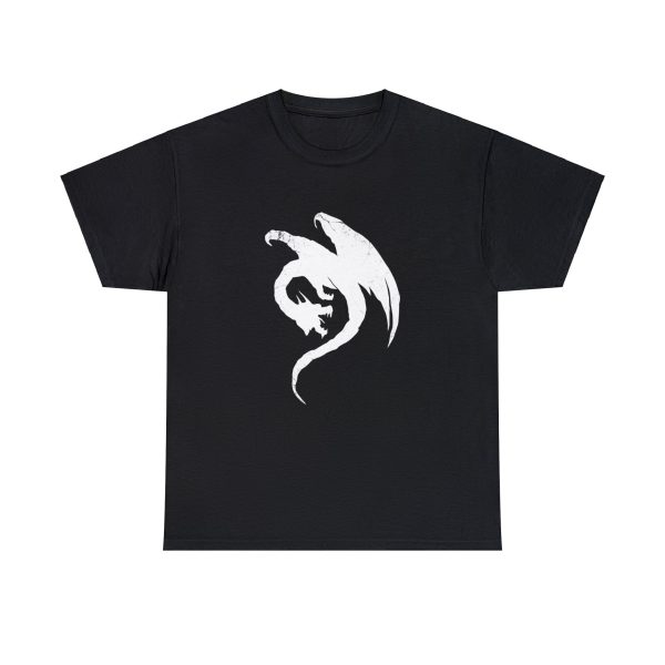 The symbol of the Uthgar Dragon Great Wyrn Tribe, on a black shirt