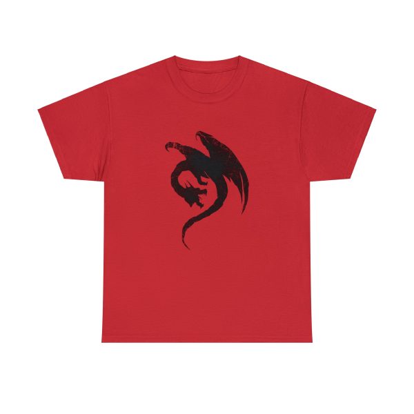 The symbol of the Uthgar Dragon Great Wyrn Tribe, on a red shirt
