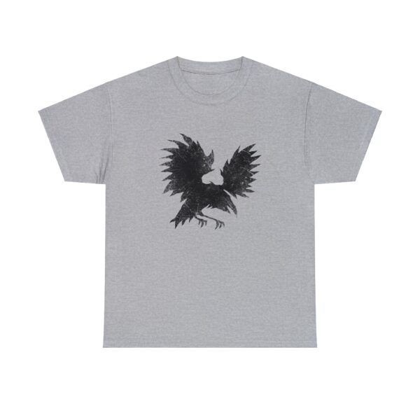 Uthgar Black Raven Tribe, on a sport gray shirt