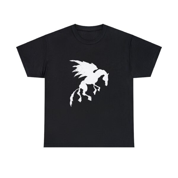 Uthgardt Sky Pony tribe symbol, on a black shirt
