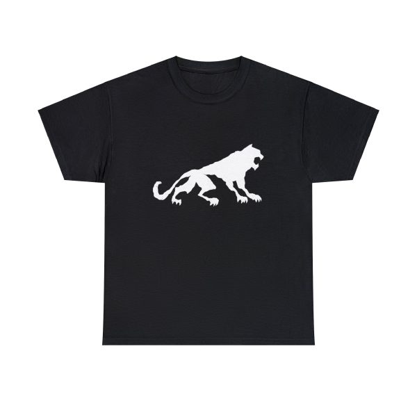 Uthgar red tiger symbol, on a black shirt