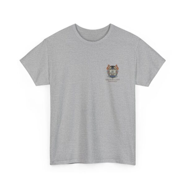 Baldur's Gate Chamber of Commerce Shirt - Sport Gray shirt, front pocket