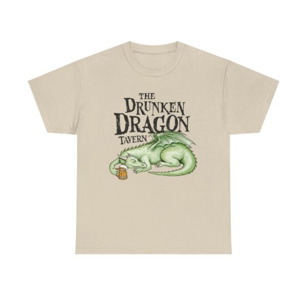 Drunken Dragon Tavern Tee - Sand T-Shirt