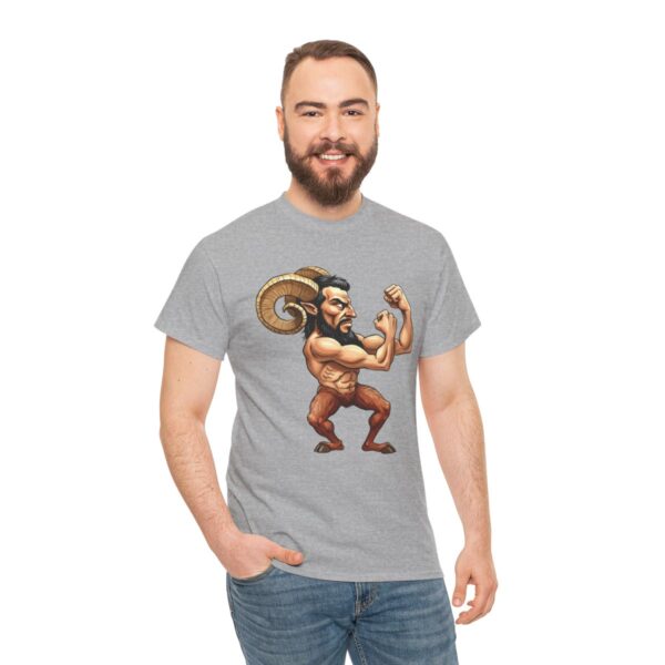 Fighting Faun - Sport Gray Shirt worn by man